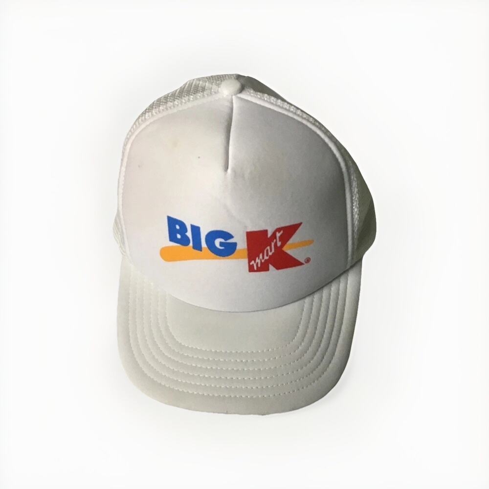 Kmart Big K Blue Light Special Attention Kmart Shoppers White Baseball Cap